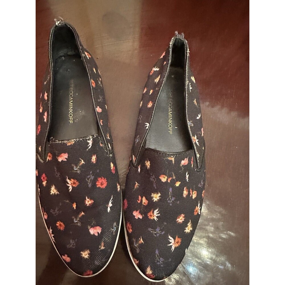 Rebecca Minkoff Floral Canvas Flats Size 6 1/2